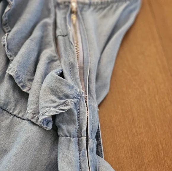 Denim Racer back tank sundress - Picture 4 of 6